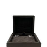 Gucci Interlocking 18k white gold earrings